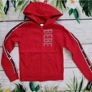 Bebe Girl's Zip Hoodie